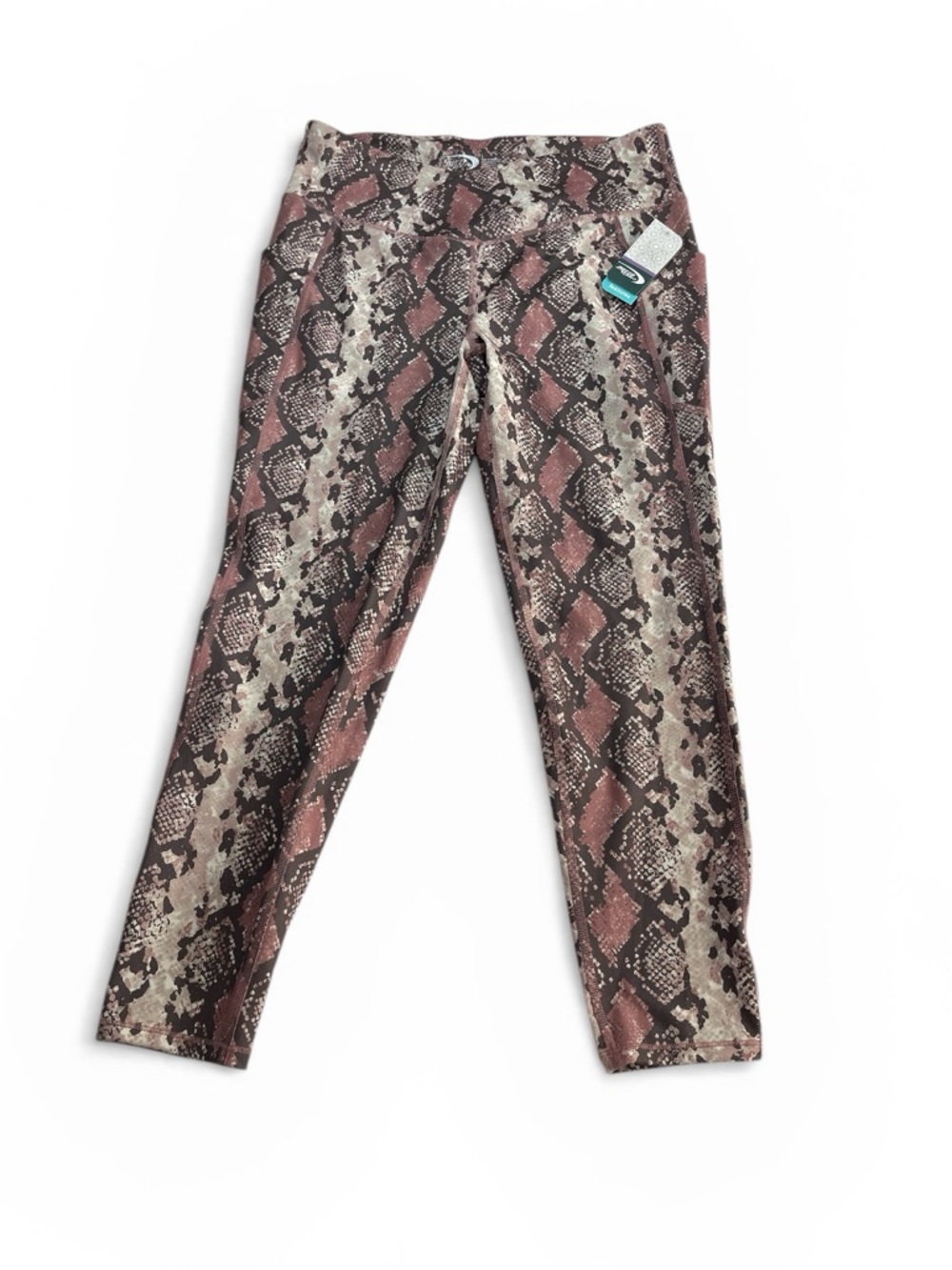 MTA sports leggings large snake print